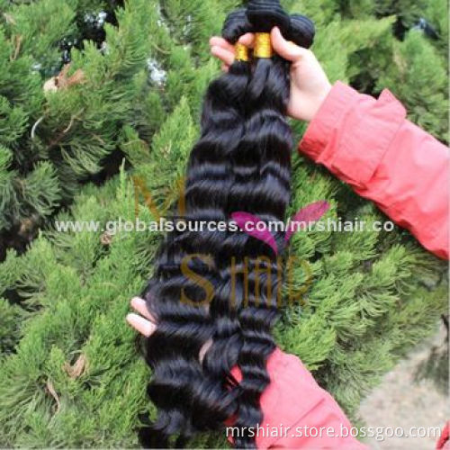 5A Peruvian Virgin Hair Loose Wave Extension, Unprocessed Virgin Curly Hair,No Shedding & Tangle